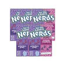 너드 포도 딸기 36개 Nerds Uva fresa, 5팩