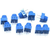 Sscon 10pcs 10K Ohm Breadboard Trim Potentiometer with Knob null, 1