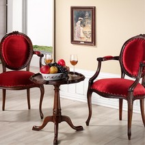 고퀄리티 수공예 원목 앤틱 미니 테이블 신혼 2인, 위탁배송비, 직접수령