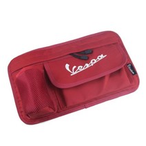 오토바이 스쿠터 베스파 신형 수납 가방 글로브박스 다시방 프론트 가방 VESPA, 빨간색
