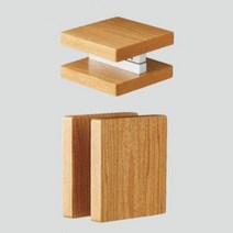 철물전 강화도어 손잡이 유리문 GO-86 오크목 센터130mm