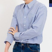 JJM-SS503 남자잔스트라이프면남방
