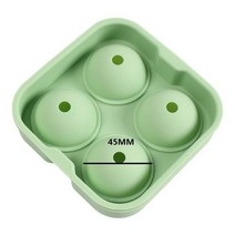 아이스 볼 메이커 실리콘 3D 큰 대형 라운드 구 Hgh 공 모양 큐브 금형 트레이 위스키, Old 4 ball