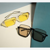 옐로우 색안경 여성용 틴트선글라스 골프용 스포츠용
