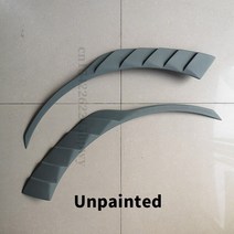 도요다 부품 악세사리 전륜 눈썹 립 도요타 CHR 2020 16 튜닝 액세서리 와이드 바디 키트 펜더 플레어 부품, 01 Unpainted