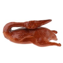 인공 닭 및 오리 시뮬레이션 중국 음식 고기 장식용 디스플레이 소품 모델, 로스트 오리, PVC