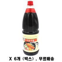 장터국수 우동국물, 1.84L, 6개