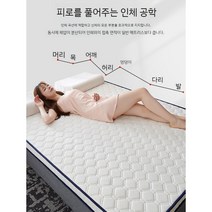 라텍스 토퍼 접이식 매트리스 수면 단단한 침대 바닥, D