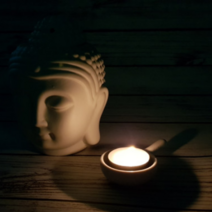 곤이몰 유기농 아로마 에센셜오일, 불상 오일버너 화이트(무광)