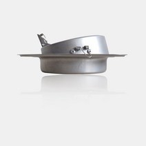 나비밸브 체크 밸브 에어 벤트 스테인레스 스틸 파이어 댐퍼 직경 100 버터 플라이 욕실용, 한개옵션0