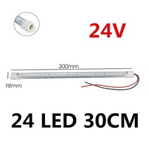 72/108 LED 12V 24V 자동차 인테리어 라이트 바 RV 캠핑카 보트 밴 트럭 트럭 캐 러 밴에 대 한 스위치 독, 01 36 LED 50CM 12V_02 2pcs