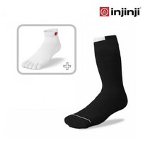 인진지 뉴 트레일러퍼포먼스 (트레일러+라이너세트) 발가락양말 스포츠양말, M, 블랙