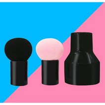 PG 버섯머리 메이크업 손잡이 퍼프 X 10개 세트, 색상랜덤, 10개 1세트