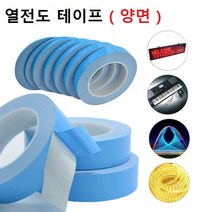 열전도 양면 테이프 써멀 계수 1.2w 쿨러, 폭20mm