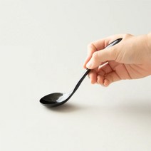 오리가미 커핑 스푼 센서리 바리스타 프로페셔널 커피스푼 일본제 심플한 아름다움, 1개, 블랙(78021316)