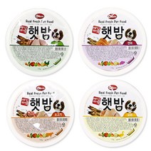 애견비책 햇밥 맛보기4종 닭+연어+소고기+오리 개보약, 햇밥 오리 6개