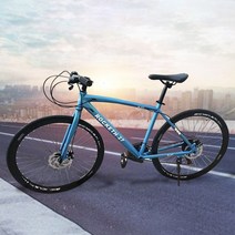 닥터바이크 H-27 ROCKET 하이브리드 자전거 로드자전거 700C 알루미늄 입문용 시마노 21단 디스크브레이크, 멧네이비