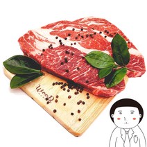 신나는 고기왕 등심(척아이롤) 초이스 등급 20mm 스테이크용 500g, 1개