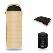 침낭 슈라프 겨울용 겨울 컴팩트 (크림), 크림