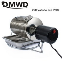 회전식전기오븐 전자동 회전식 닭 오리구이용 바베큐 숯불 DMWD 110V/220V 커피 콩 로스터 스테인레스 스틸, UK_220Volts with holes