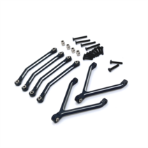 FMS 124 FCX24 FCX 24 원격 제어 차량 부품 금속 업그레이드 섀시 타이로드 스티어링로드, 18.1set