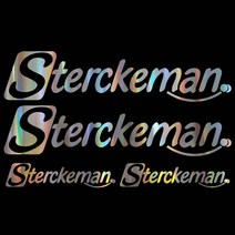 카라반 미니 소형 트레일러 캠핑카 캠핑트레일러 미니카라반트레일러 Sterckeman-캠프밴 모터홈 캐러밴 스티커 4 피스 키트 색상, [09] 은