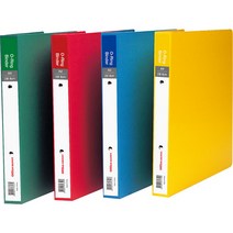 2공O링바인더 색지 8cm 노랑 OfficeDEPOT, 단품
