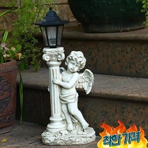 정원등 마당 천사 조각상 태양광 야외, 02_우, 하얀색불빛