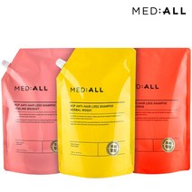 메디올 두피 청정 샴푸 대용량 1600ml 파우치 리필 비듬 각질 제거, 시트러스 1600ml