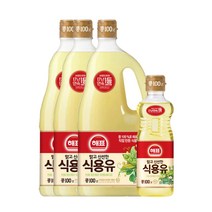 올따옴식용유세트 해표식용유1.8L 3입+식용유500ml 1입, 1세트