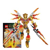 레고 바이오니클 BIONICLE Tahu isir 액션 피규어 빌딩 블록 장난감 크리스마, Without Original Box