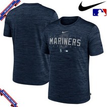 [미국정품] 나이키 MLB 시애틀 매리너스 Authentic Collection Velocity Performance Practice - Navy - 915987
