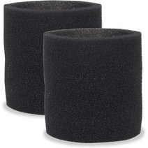 가전 제품 부품 2 Pack 90585 Foam Sleeve VF2001 Foam Filter For ShopVac Vacmaster Genie Shop Wet Dry Vacu, [01] black