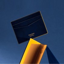 [베노베로] 호스코드 코도반 말가죽 카드지갑 Cardholder 4cc navy