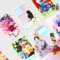 폴라로이드 데코 스티커 레진아트 재료 6종 스티커팩