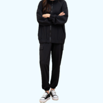 여자 헬스 헬스장 복장 조거 팬츠 트레이닝 복 여성 휘트니스복 테니스 배드민턴 운동복 츄리닝 세트