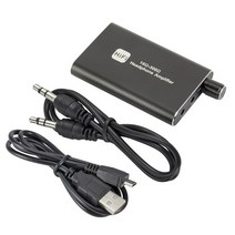 공유기 증폭기 음성 gps 휴대용 인터넷 TV 무선 wifi 안테나 휴대용 HiFi 헤드폰 앰프 스위치 전원 이중, 01 Black