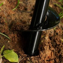 땅파기 전동 드릴 비트 가든 오거 원예공구 육각 샤프트 천공기 나선형 굴착기날, 타입D