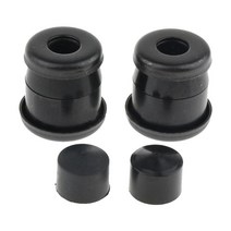 4 PU 스케이트보드 트럭 부싱 롱 보드 교체 심 액세서리 15x15mm, 블랙 블랙