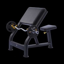이두 암컬 벤치 웨이트 상업용 홈트 근육 만들기 운동, 본체 + 1.2m 곡선봉 + 25KG 벨피스