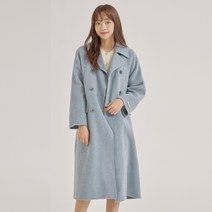 [로엠] 컬러포인트 빅카라 핸드메이드 코트*(RMJHA4VR13)