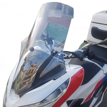 PCX 윈드스크린 72cm 미들롱스크린 18년이상 더뉴PCX 3가지컬러, 다크스모그