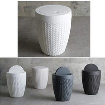 신혼집 모던한 주방 예쁜휴지통 선물 싱글족 매장, 1개, 브라운