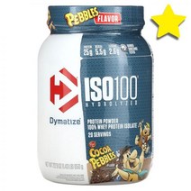 Dymatize ISO100 Hydrolyzed 100% 웨이 프로틴 Whey Protein 아이솔레이트 Isolate Cocoa Pebbles 1.4lb 640 g