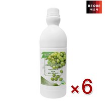 베오베 청포도 농축액 1.8kg 6개1박스, 단품