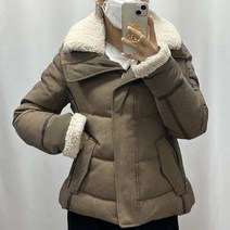 [구제의류] 시슬리 양털 덕다운 점퍼 44 / 빈티지아워