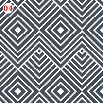 거실포인트벽지 100cm/롤 적 마름모 라인 자기 접착제 스티커 필름 가구 벽지 장식, [04] 4