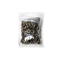 가죽공예 펀치4/6/8/10/12/14mm 100 개/대 Eyelets And Punch 다이 실버 골든 블랙 Leathercaft Clothing S, 04 100pcs bronze set_01 4mm