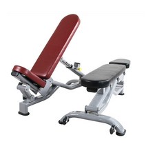 덤벨의자 접이식 홈 피트니스 각도조절 등반 복근운동, A 레드