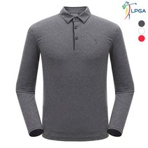 LPGA 남성 스윙라인 절개 제에리 티셔츠